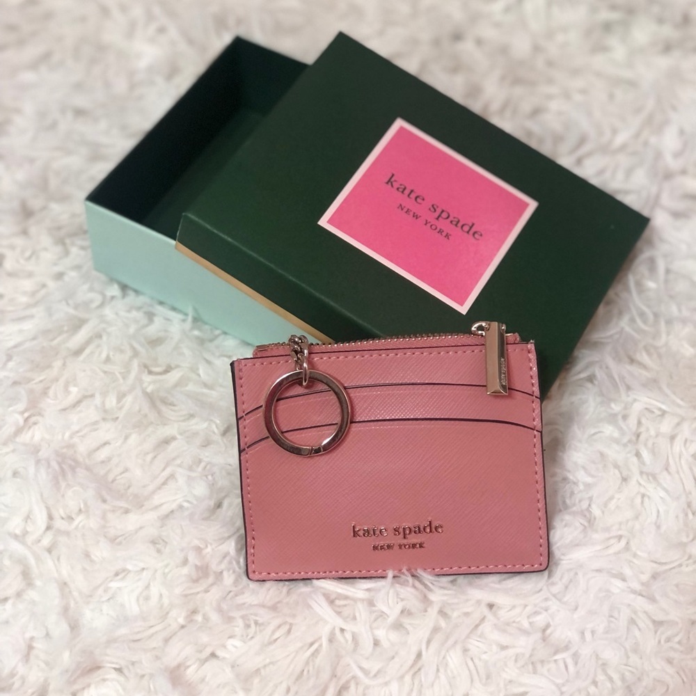 Kate Spade Morgan Cardholder, Salmon Pink